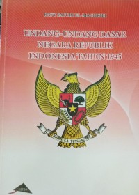 Image of Undang-Undang Negara Republik Indonesia Tahun 1945